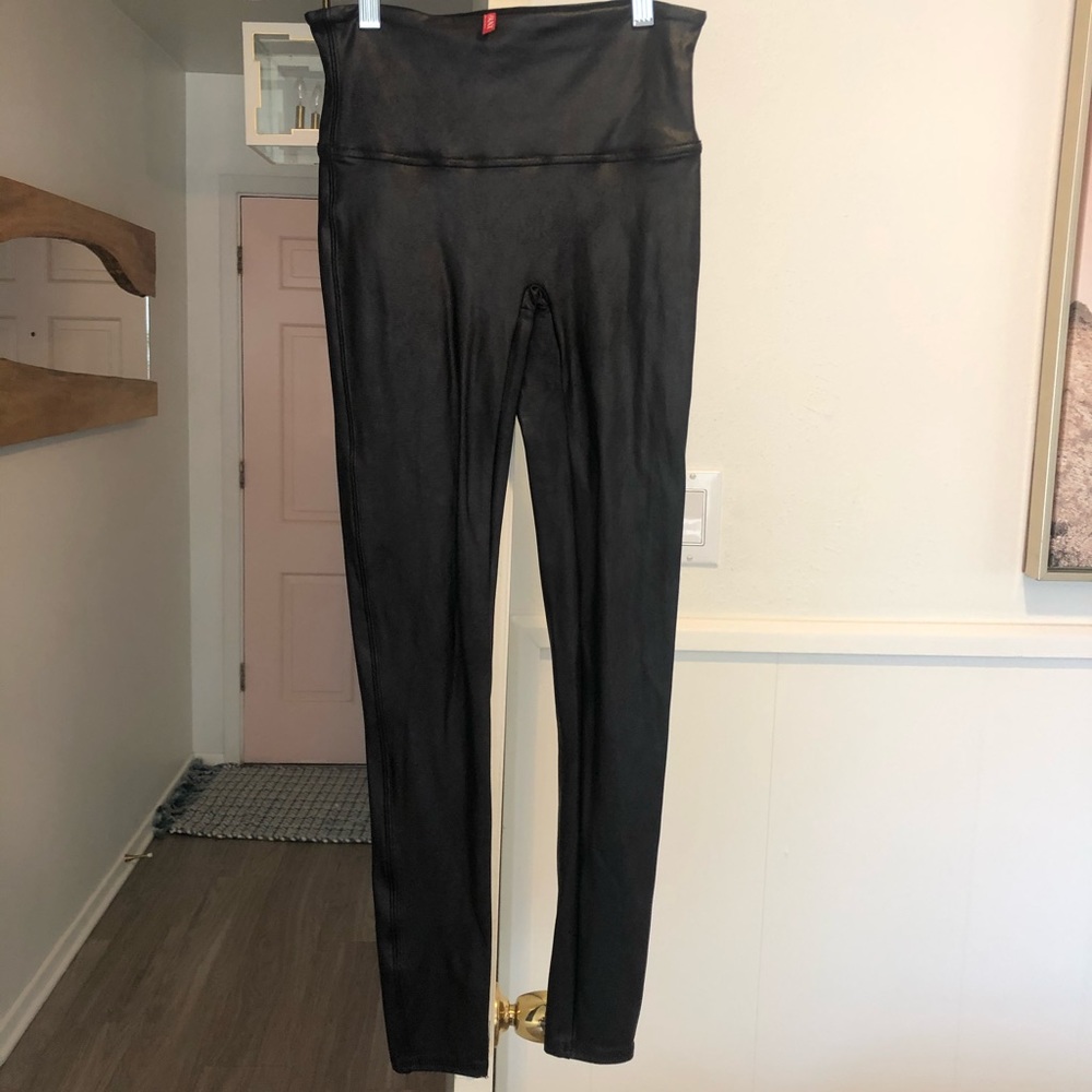 Spanx faux leather leggings